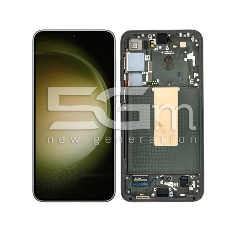 Display Touch + Frame Green Samsung SM-S916 S23+ Ori