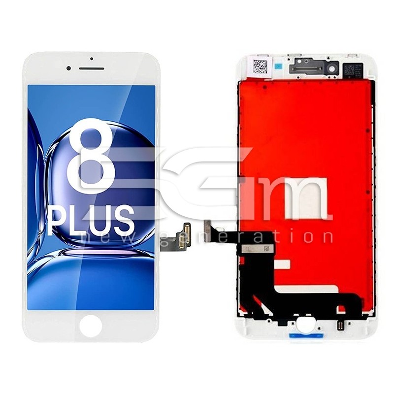 Display Touch Bianco + Frame iPhone 8 Plus Ver LG