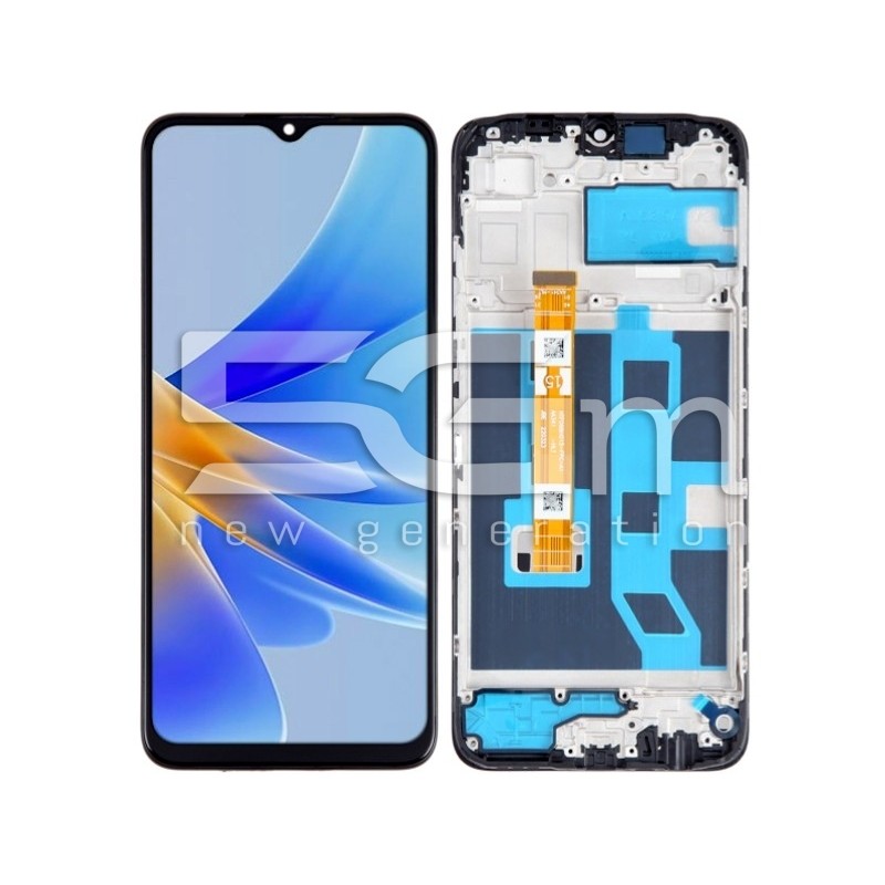 Display Touch + Frame Black OPPO A17 (IPS)