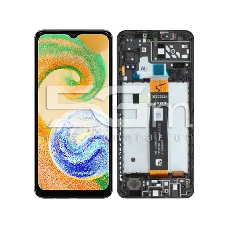 Ecra Tatil + Chassi Preto Samsung SM-A047 A04s Ori