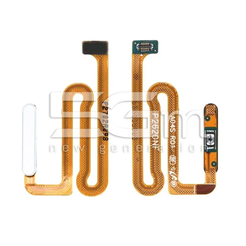 Fingerprint White Flex Cable Samsung SM-A047 A04s