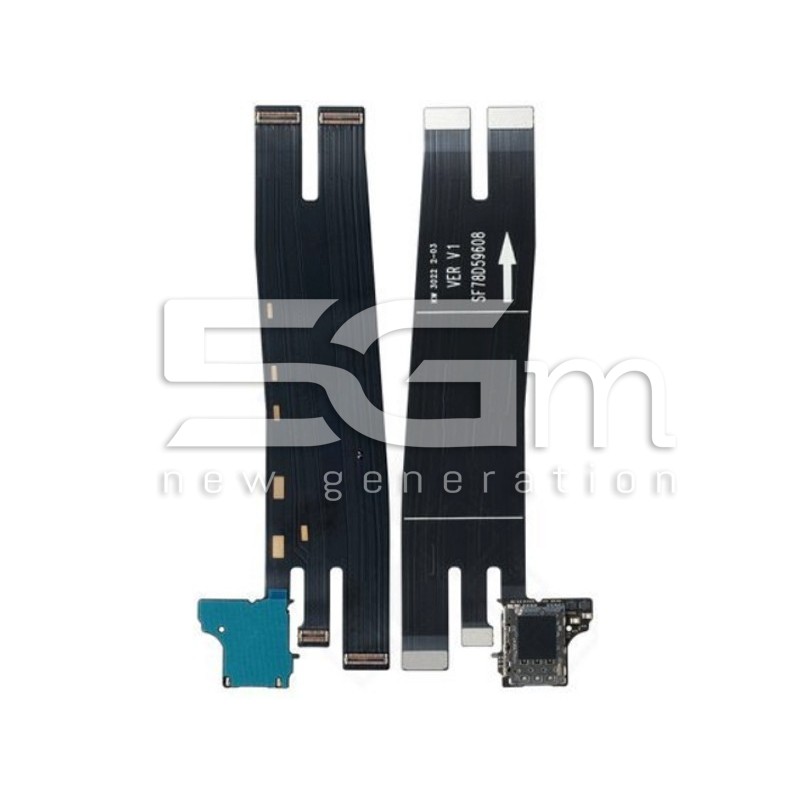 Lettore Sim Card Flex Cable Moto Edge 30 Pro