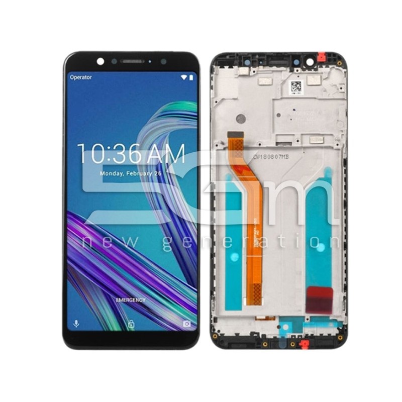 Ecra Tàctil + Chassi Preto Asus Zenfone Max Pro (M1) ZB601KL (IPS)