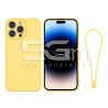 Custodia Gialla in Silicone + Cinturino Da Polso iPhone 14 Pro Max