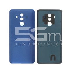 Retro Cover Blu + Adesivo Huawei Mate 10 Pro No Logo