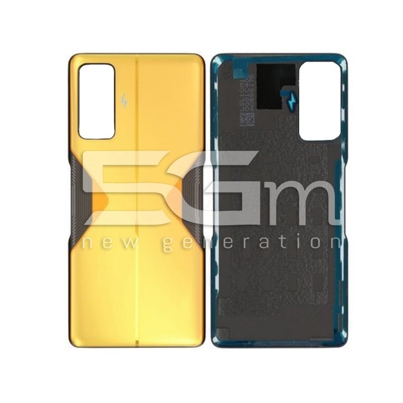 Retro Cover Cyber Yellow Xiaomi Poco F4 GT No Logo
