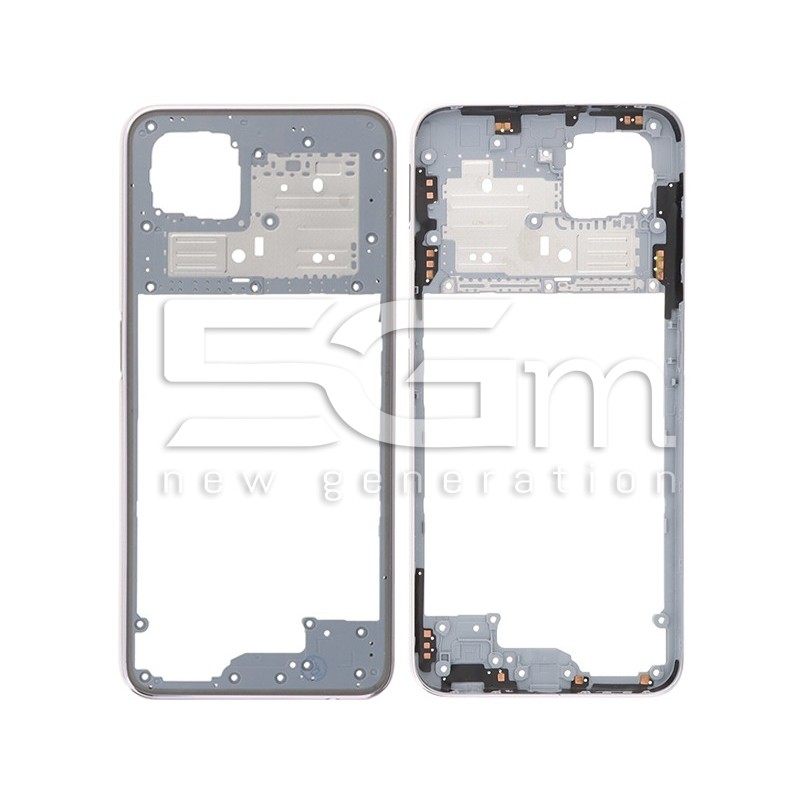 Middle Frame Dew White OPPO Reno4 Z 5G