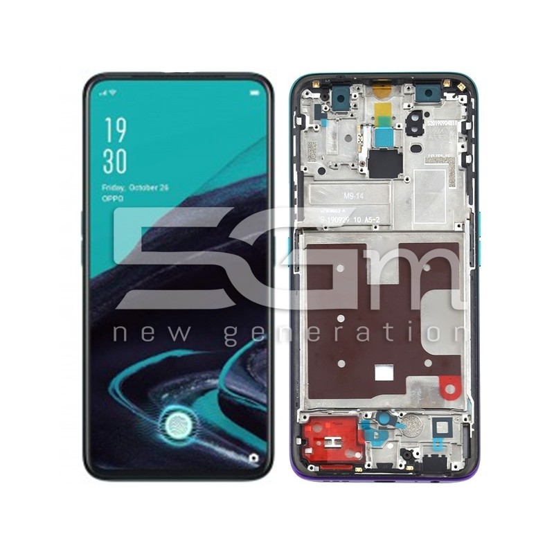 Display Touch + Frame Green OPPO Reno 2Z (OLED)
