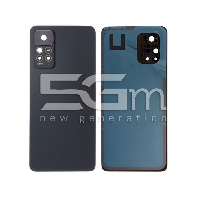 Rear Cover Black + Camera Lens Xiaomi Redmi Note 11 Pro 5G No Logo