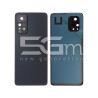 Retro Cover Nero + Vetrino Camera Xiaomi Redmi Note 11 Pro 5G No Logo