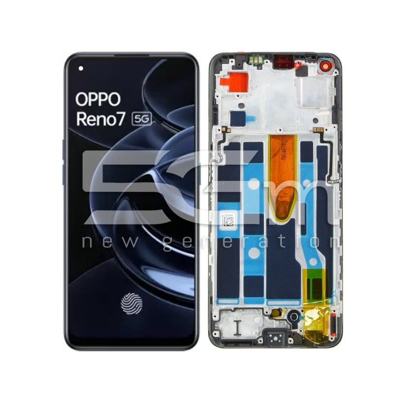 Display Touch + Frame Black OPPO Find X5 Lite - Reno7 5G (OLED)