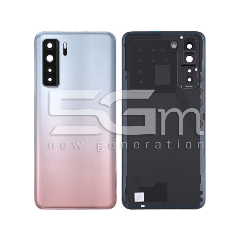 Rear Cover Space Silver + Camera Lens Huawei P40 Lite 5G No Logo