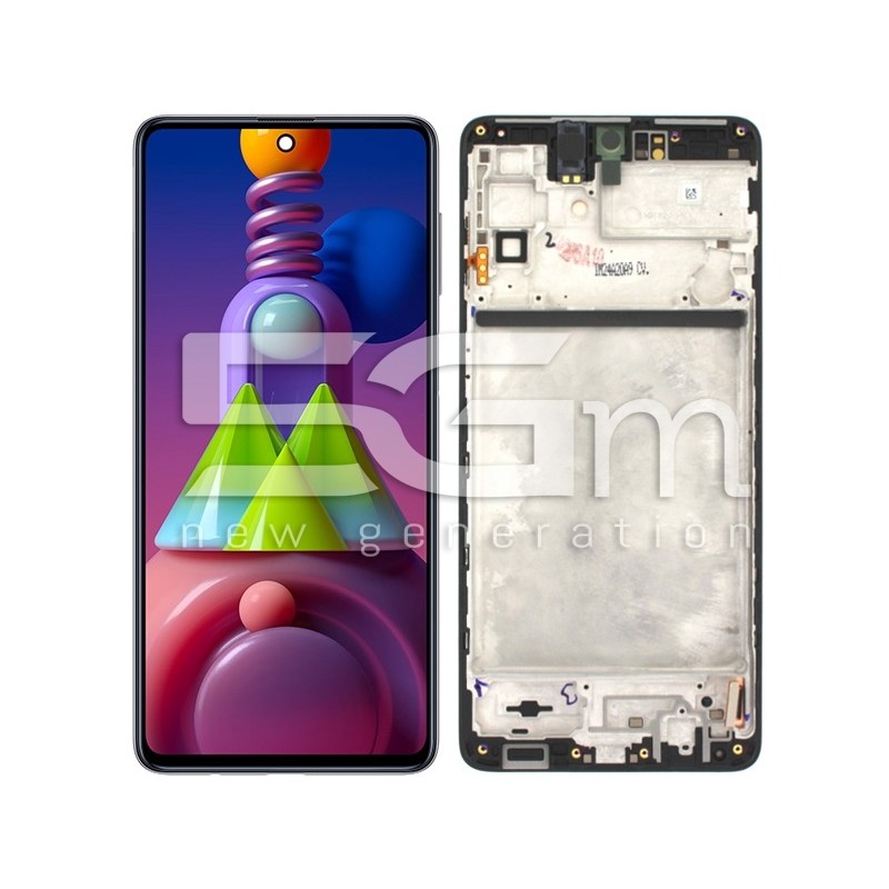 Display Touch + Frame Black Samsung SM-M515 M51 Ori