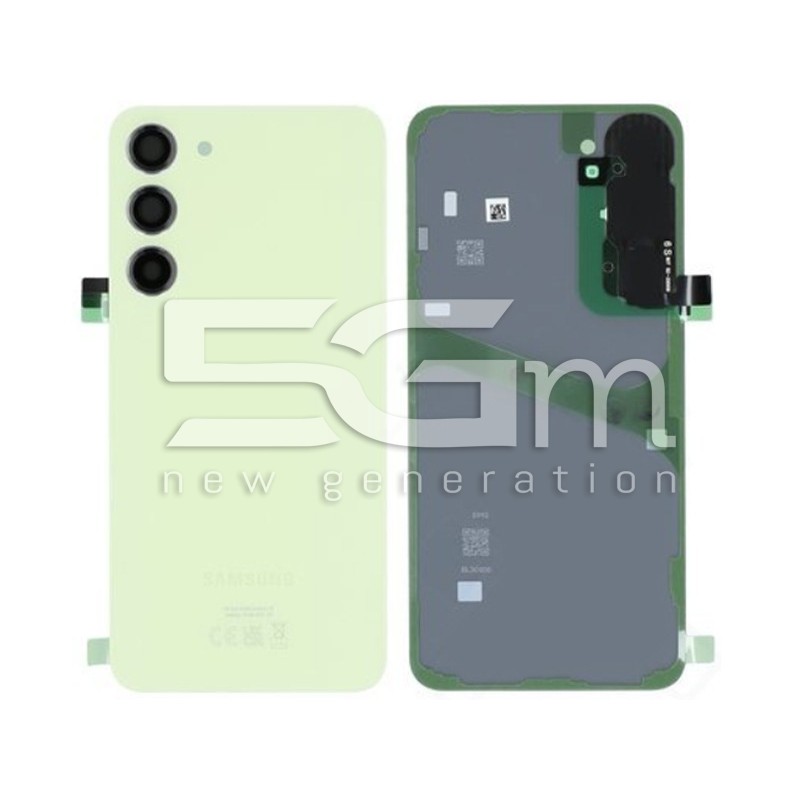 Rear Cover Mint + Camera Lens Samsung SM-S916 S23+ Ori