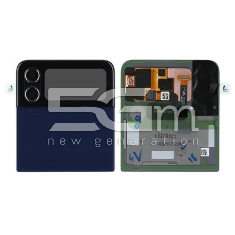 Cover TOP + LCD SUB Bespoke Navy Samsung SM-F721 Flip4 Ori