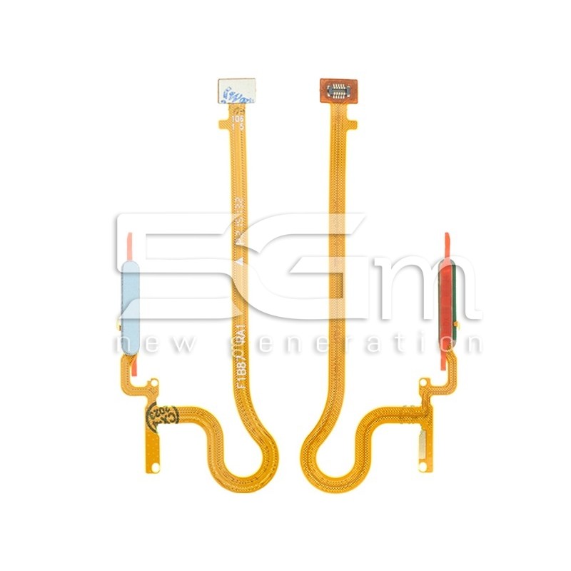Fingerprint Pearl White Flex Cable Vivo Y21 - Y21s