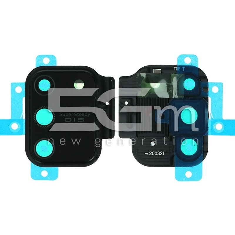 Rear Camera Lens + Frame Black Samsung SM-G770 S10 Lite