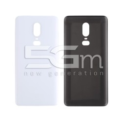 Rear Cover White OnePlus 6 No Logo