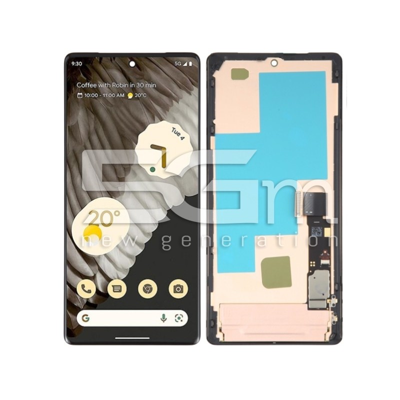 Display Touch + Frame Black Google Pixel 7 Pro (PULLED)