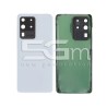 Rear Cover White + Camera Lens Samsung SM-G988 S20 Ultra No Logo