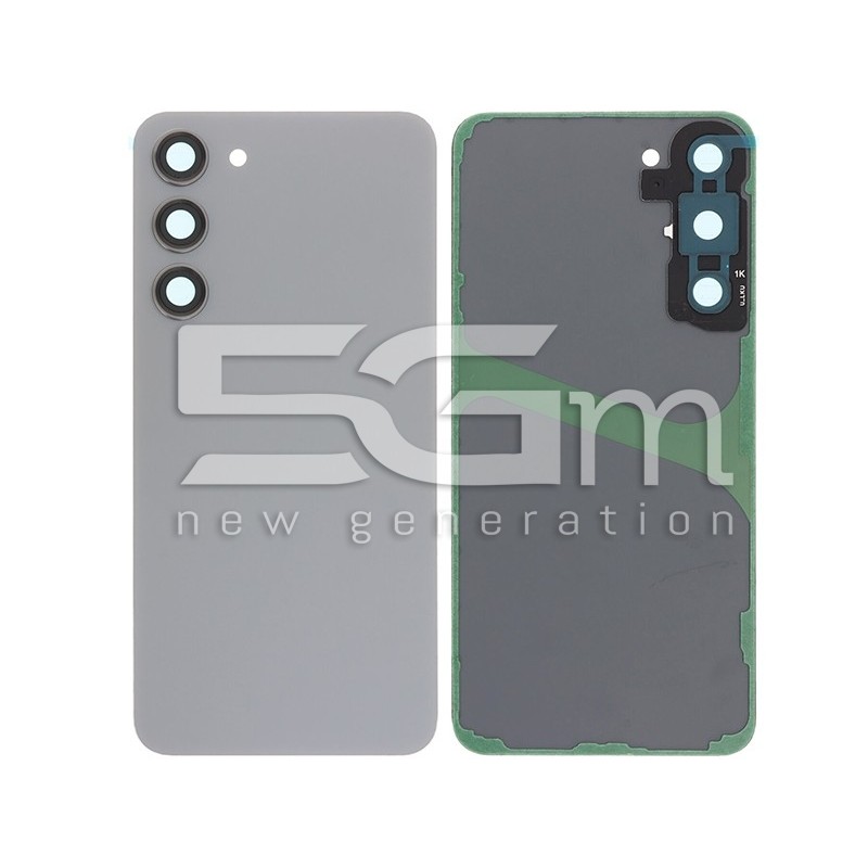 Rear Cover Graphite + Camera Lens Samsung SM-S916 S23+ No Logo