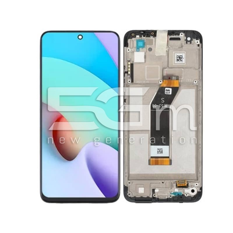Ecrà Tàctil + Chassi Preto Xiaomi Redmi 10 2022 Ori
