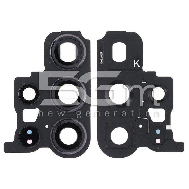 Vetrino Camera Posteriore + Frame Phantom Black Samsung SM-S918 S23 Ultra