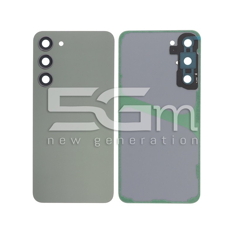 Rear Cover Green + Camera Lens Samsung SM-S916 S23+ No Logo