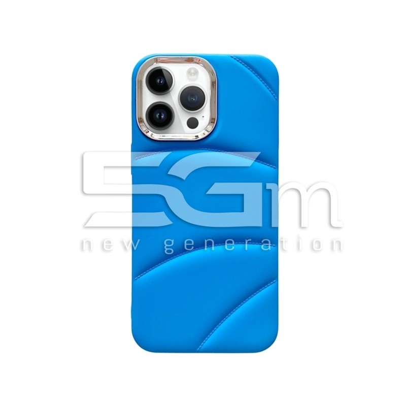 Custodia Morbida in TPU Blu iPhone 15 Pro