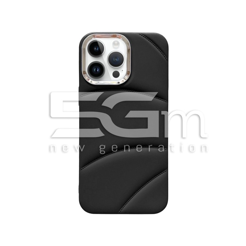 Custodia Morbida in TPU Nera iPhone 15 Pro