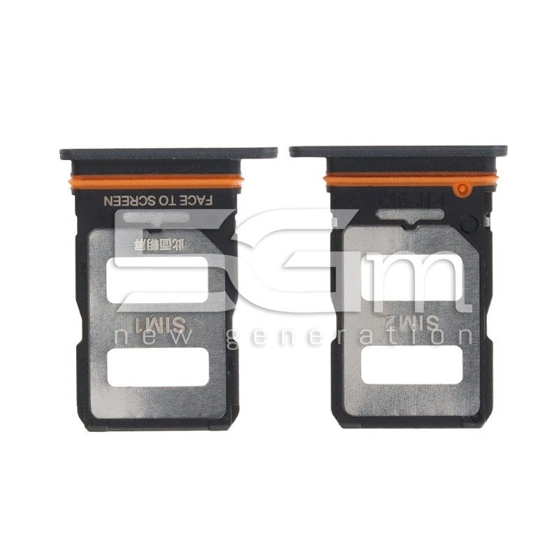 Dual Sim Card Tray Black Xiaomi 12T - 12T Pro