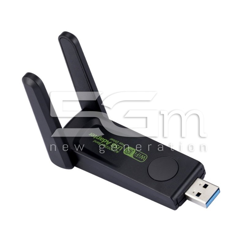 Dongle WI-Fi Dual Frequency 2,4 GHz 300 Mbps 5 GHz 867 Mbps