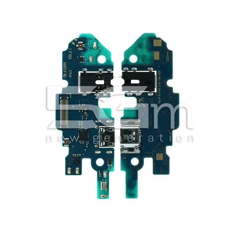 Conector de Carregamento + Board Samsung SM-A105FN A10 (Full IC)