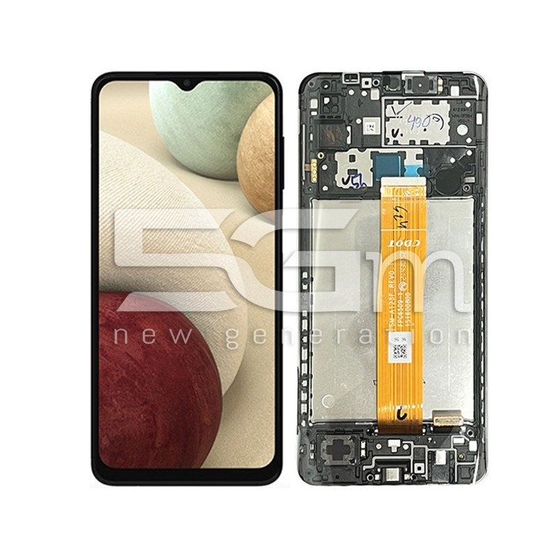 Display Touch Nero + Frame Samsung SM-A125F A12 Ori