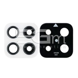 Camera Lente Branco Samsung SM-A225 A22 Ori