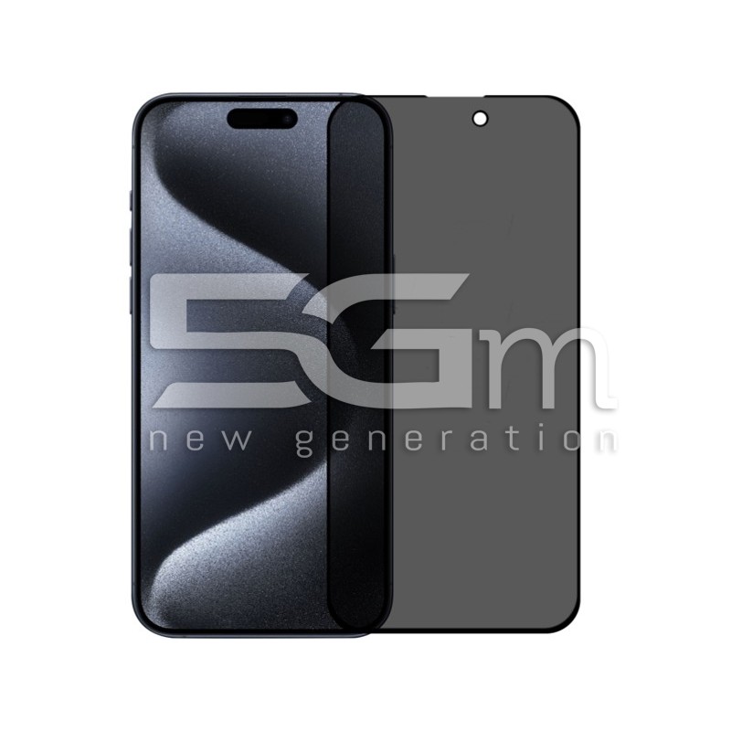 Tempered Glass Anti-Spy iPhone 15 Plus - 15 Pro Max