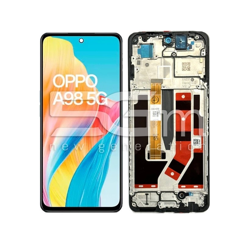 Display Touch + Frame Black OPPO A98 5G (IPS)