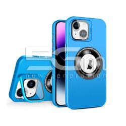 Custodia MagSafe Celeste iPhone 15