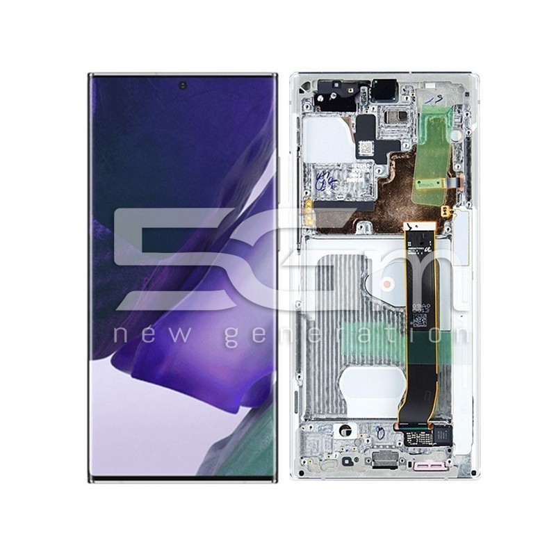 Display Touch + Frame White Samsung SM-N985 - N986 Note 20 Ultra Ori