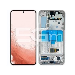 Display Touch + Frame Pink Gold Samsung SM-S901 S22 Ori