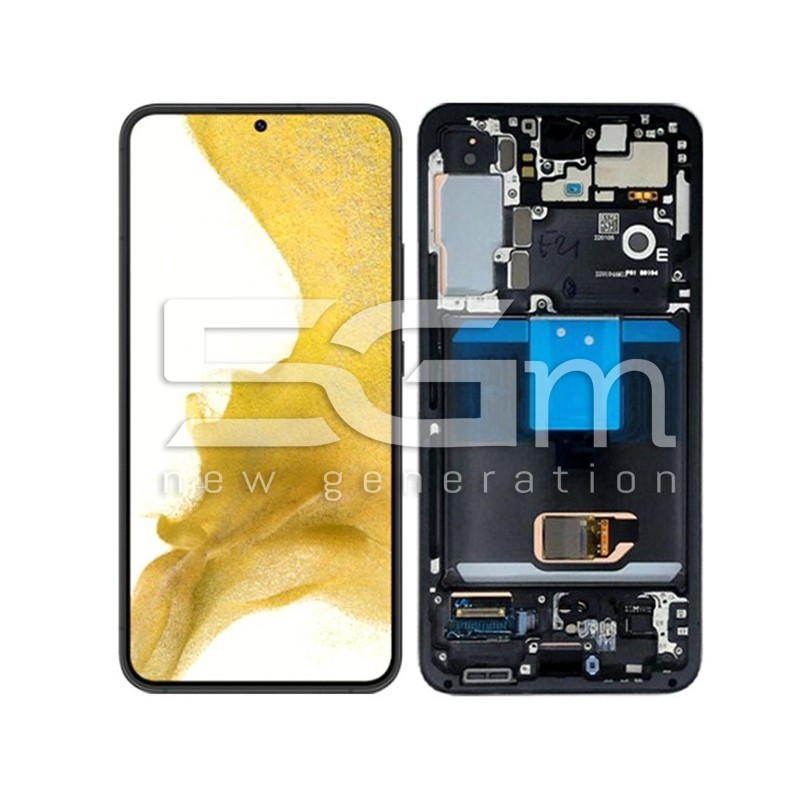 Ecra Tatil + Chassi Phantom Black Samsung SM-S901 S22 Ori