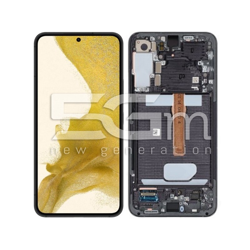 Ecra Tatil + Chassi Phantom Black Samsung SM-S906 S22+ Ori