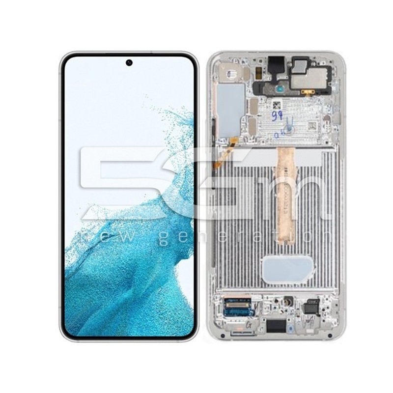 Display Touch + Frame Phantom White Samsung SM-S906 S22+ Ori