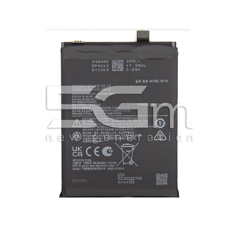Battery NF45 4610mAh Moto Edge 30 Ultra No Logo