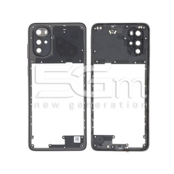 Middle Frame Nero + Vetrino Camera Moto G22
