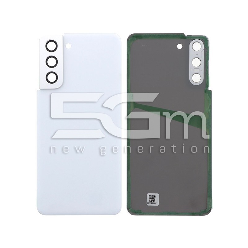 Retro Cover Bianco Samsung SM-G991 S21 No Logo