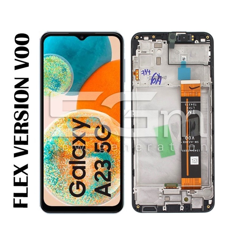 Display Touch + Frame Black Samsung SM-A236 A23 5G Ori