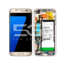 Display Touch + Frame Gold Samsung SM-G935 S7 Edge Ori