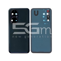 Rear Cover Black + Camera Lens Huawei P50 No Logo