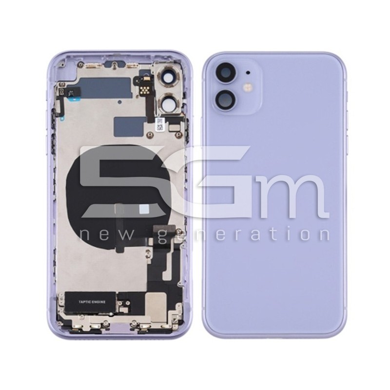 Cover Peças Completas Roxo iPhone 11 No Logo